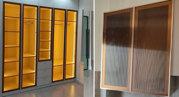 Kitchen Wardrobe & Glass Cabinets